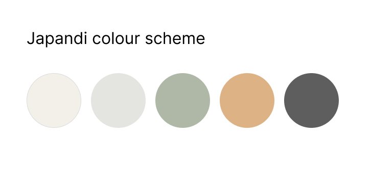 japandi colour scheme 